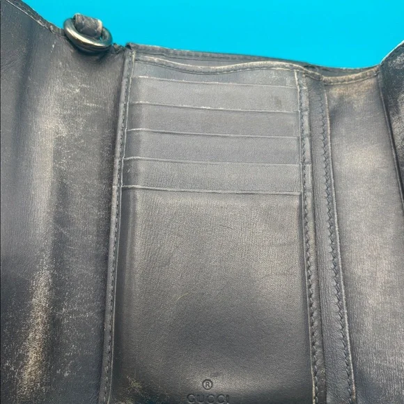 Gucci Vintage GG Supreme Canvas Wallet, poor condition - Picture 9 of 12